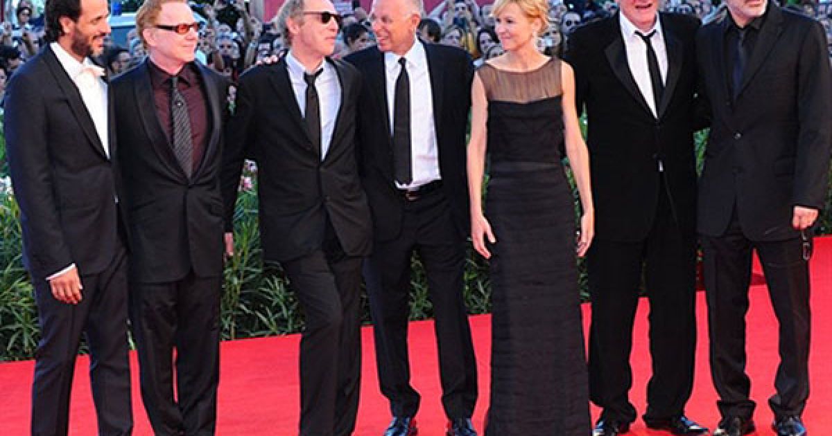 Журі 67-го Венеціанського кінофестивалю: Лука Гуаданьїно, Денні Ельфман, Арно Деплешан, Габріеле Сальваторес, Інгеборга Дапкунайте, Квентін Тарантіно і Гільєрмо Арріага / © AFP