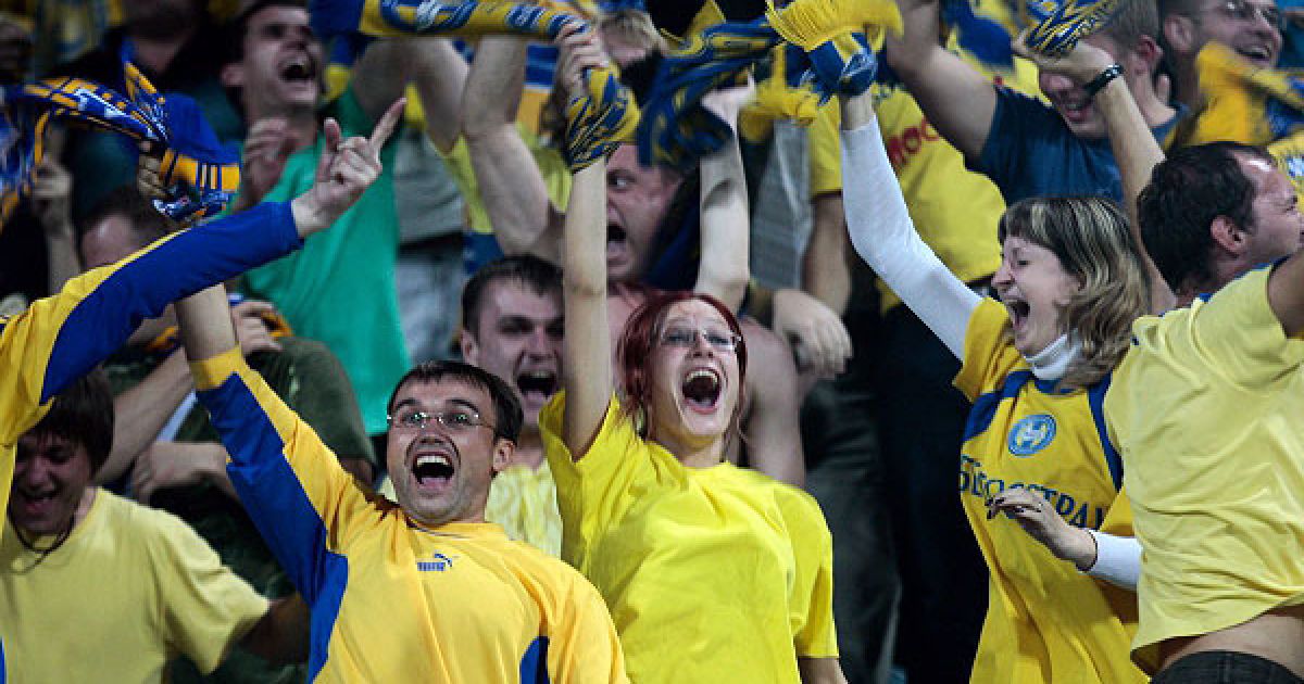Підтримка уболівальників не врятувала "Динамо". / © Украинское Фото