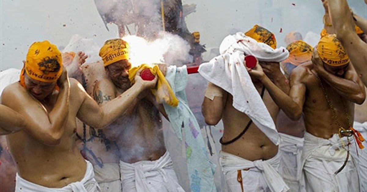 Щорічний Фестиваль вегетаріанців на острові Пхукет (Таїланд) / © AFP