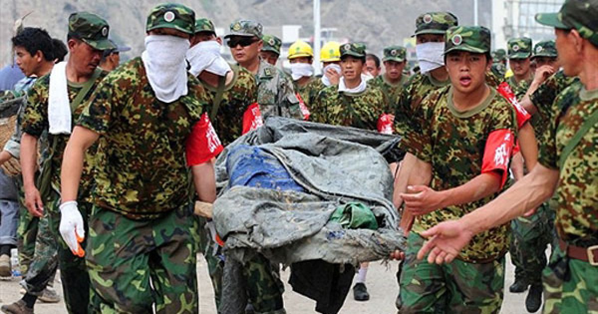 Жертвами руйнівного зсуву у китайськійпровінції Ганьсу стали більше тисячі осіб, більше 600 місцевих жителів вважають зниклими безвісті. / © AFP