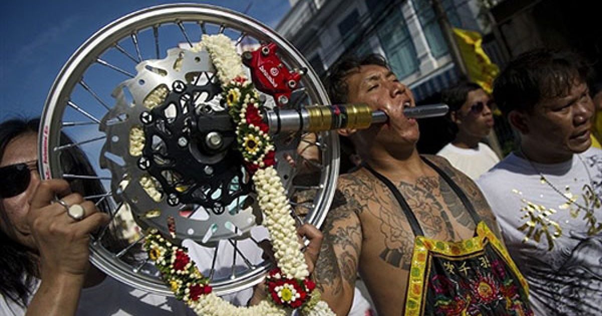 Щорічний Фестиваль вегетаріанців на острові Пхукет (Таїланд) / © AFP