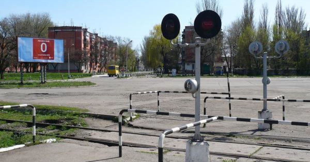 Залізничний переїзд у Марганці