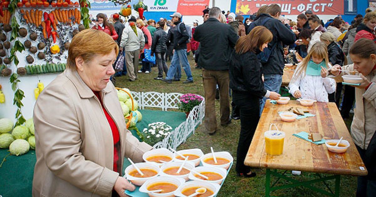 Фестиваль "Борщ-Фест" відвідали 10 тисяч гостей / © Украинское Фото