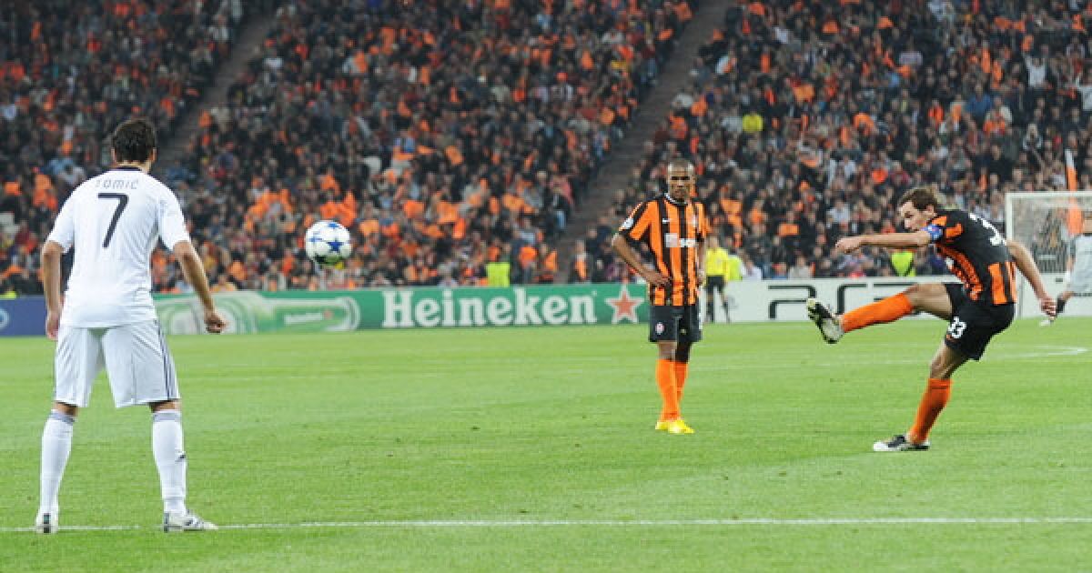 Переможний гол на 71-й хвилині гри у ворота Стойковича забив капітан "Шахтаря" Даріо Срна. / © shakhtar.com