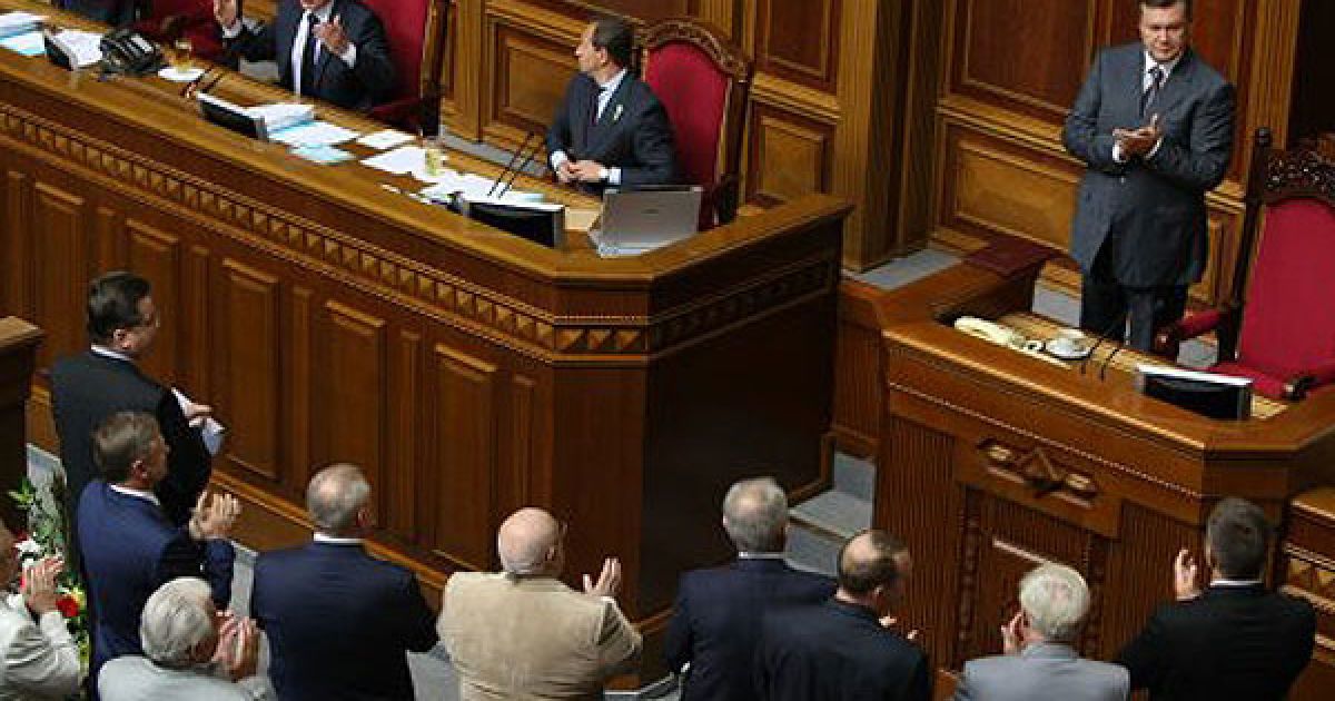 7 вересня відкрилася сьома сесія Верховної ради шостого скликання у присутності Віктора Януковича та членів уряду. / © УНІАН