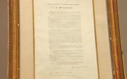 Копию Декларации об отмене рабства в США продадут на аукционе