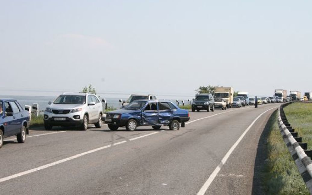Аварія сталася вдень 20 липня на 16 км автодороги Золотоноша-Черкаси-Сміла-Умань (біля станції "Панське"), повідомила прес-служба ДАІ. / © ДАІ МВС