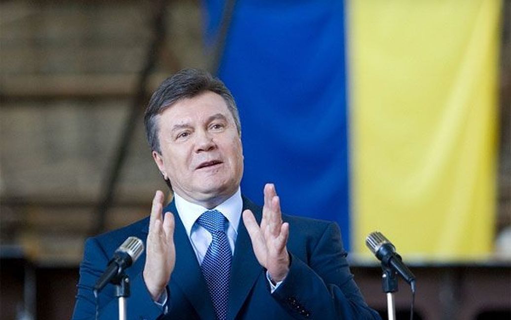 "З року в рік галузь працюватиме все більш впевнено", - зазначив Віктор Янукович / © President.gov.ua