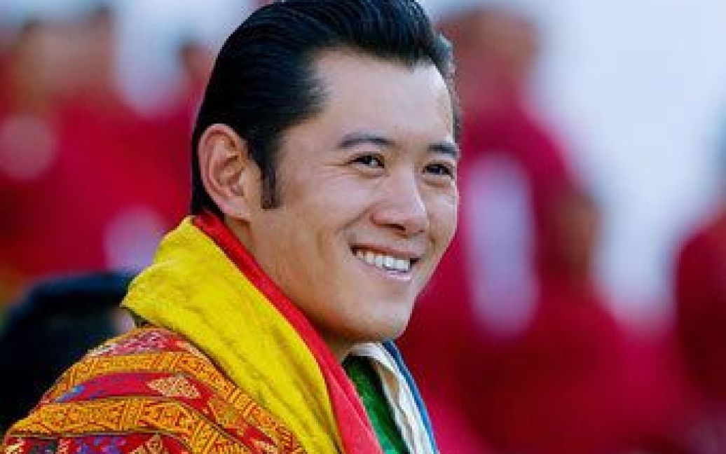 Король Бутану, Джігме Кхесар Намгьял Вангчук, був коронований у віці 28 років і став наймолодшим монархом у світі. / © AFP
