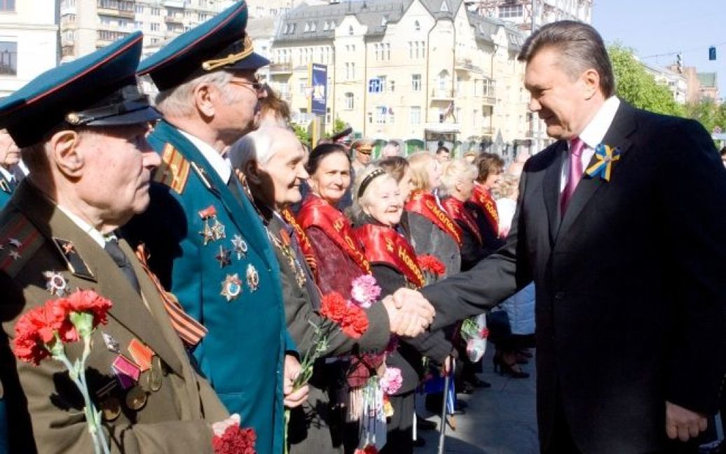 Янукович поспілкувався з ветеранами / © Офіційний сайт Президента України