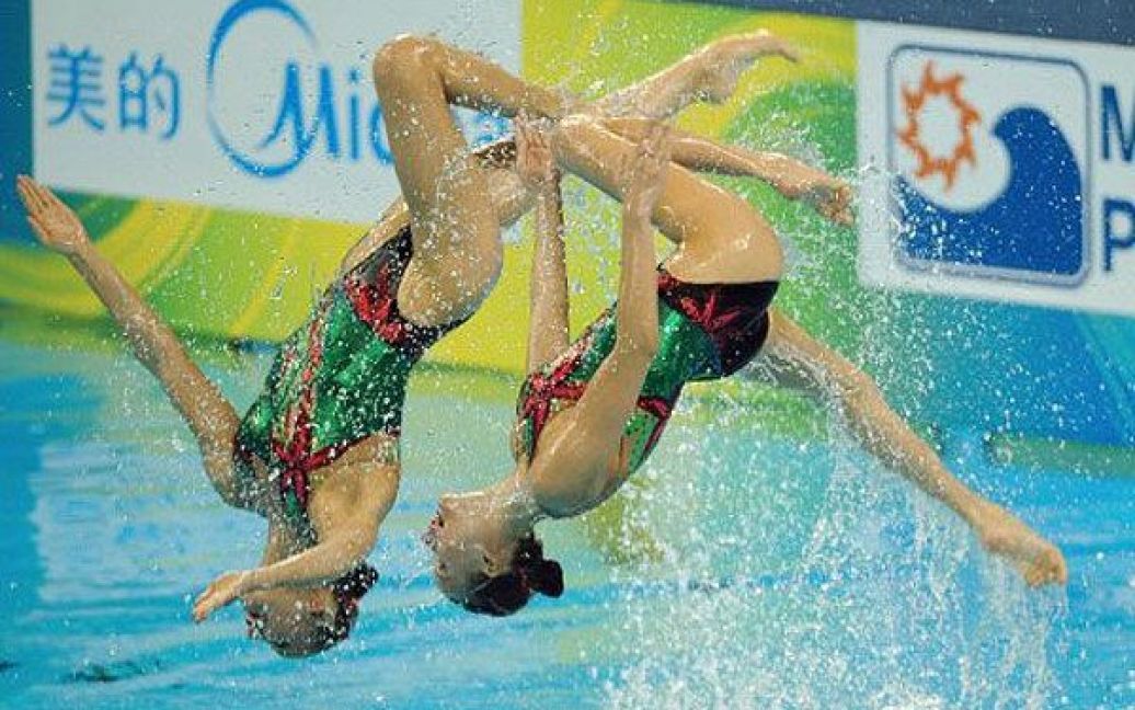 Китай, Шанхай. Збірна Росії з синхронного плавання виборола золото на чемпіонаті світу FINA, який провели в Шанхаї. / © AFP