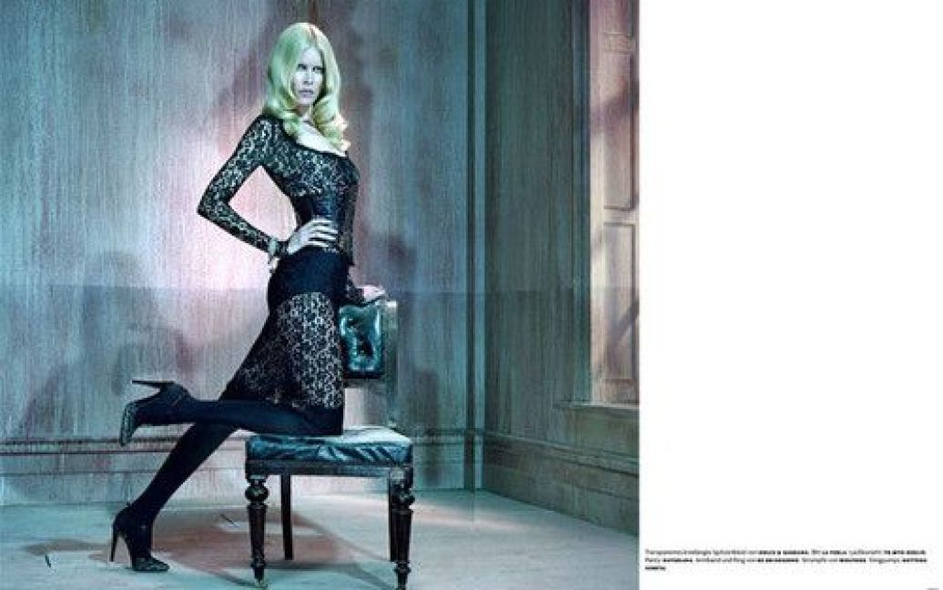 Клаудія Шиффер знялась для німецького Vogue / © Vogue
