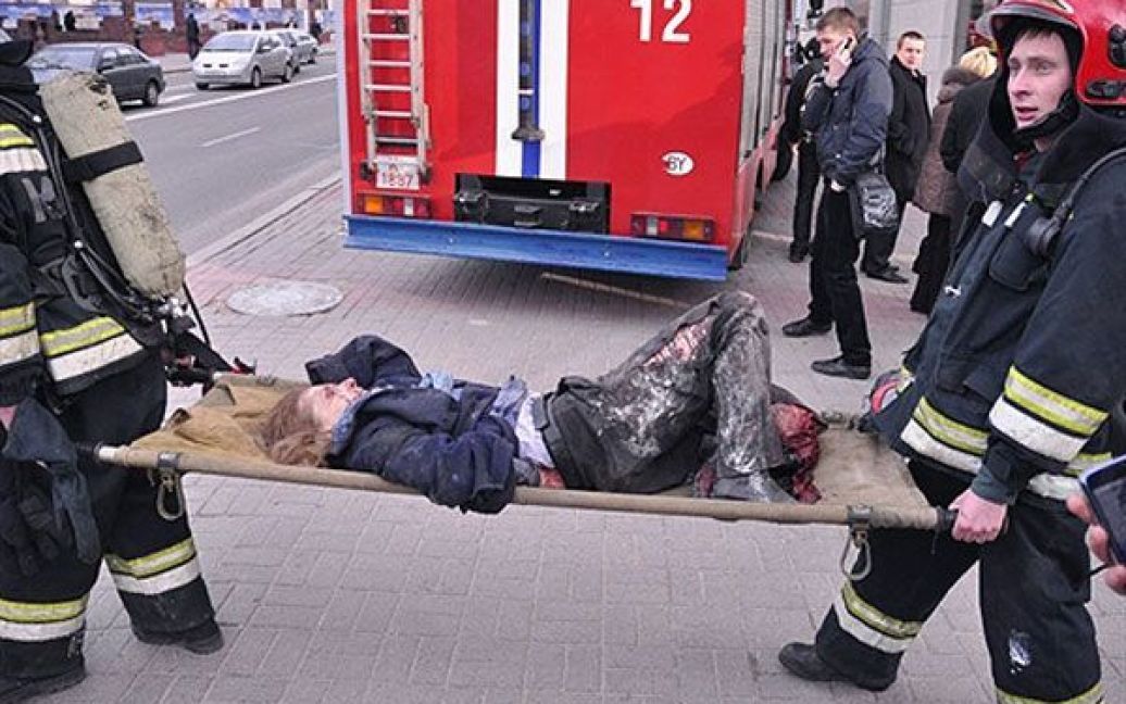 У мінському метро стався кривавий теракт, в результаті вибуху загинули 12 осіб. / © AFP