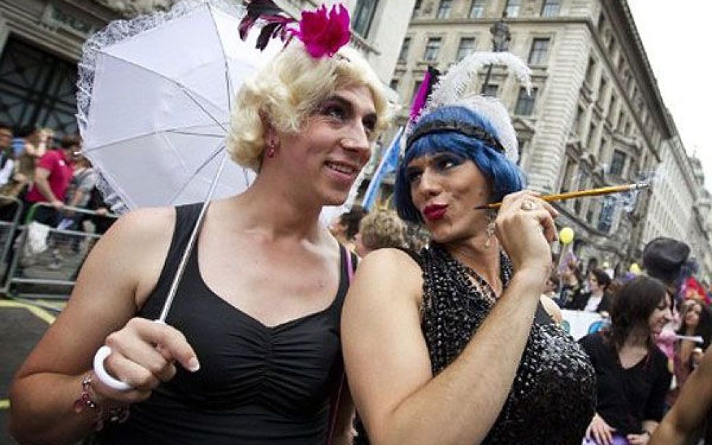 Щорічний гей-парад "Gay Pride 2011" в Лондоні зібрав більше мільйона глядачів. / © AFP
