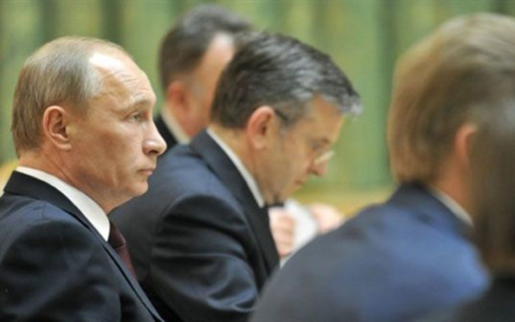 Прем&#039;єр-міністр Росії Володимир Путін зустрівся з прем&#039;єр-міністром Миколою Азаровим. / © AFP