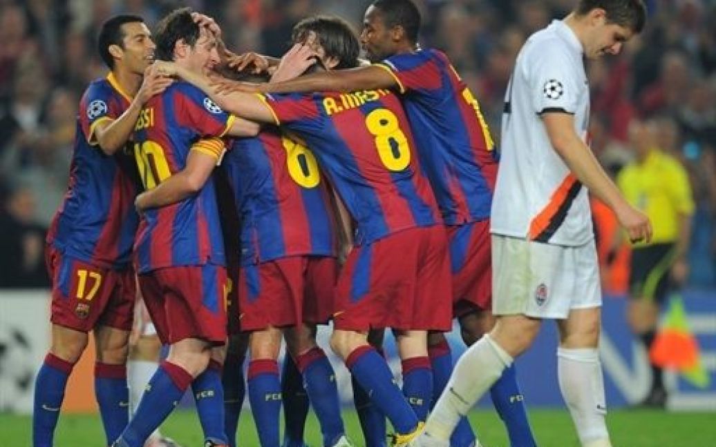 "Барселона" здобула розгромну перемогу над "Шахтарем" з рахунком 5:1. / © AFP