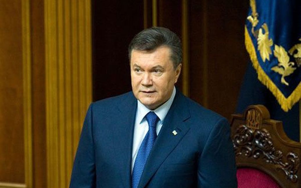 Віктор Янукович виступив у ВР із щорічним президентським зверненням / © УНІАН