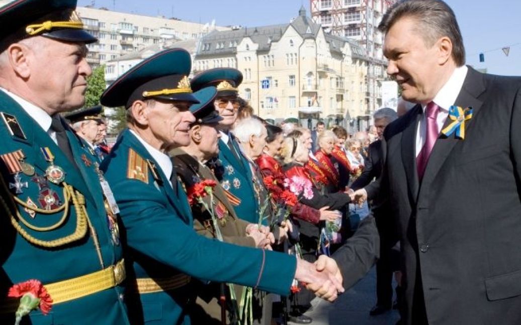 Янукович поспілкувався з ветеранами / © Офіційний сайт Президента України