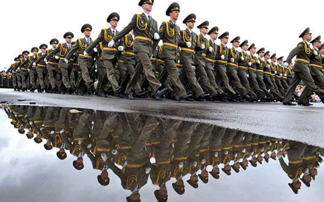 В Мінську провели урочистий військовий парад на честь святкування Дня незалежності Білорусі. / © AFP