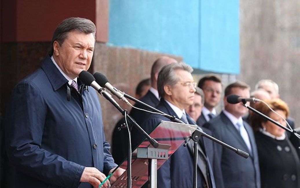 Президент України Віктор Янукович здійснив робочу поїздку до Черкаської області. / © President.gov.ua