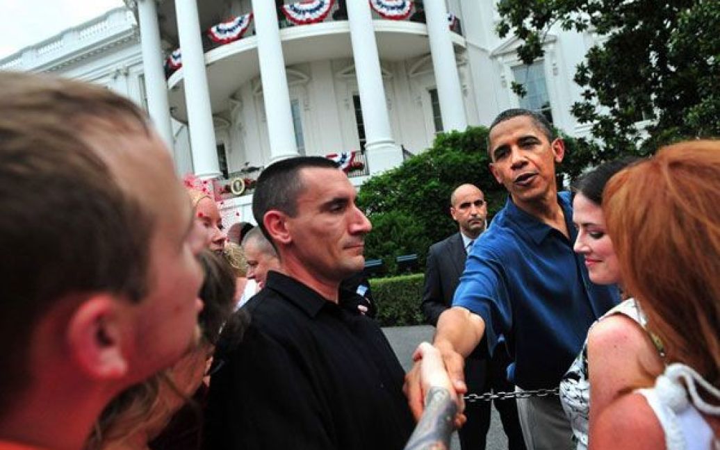 У Білому домі президент США Барак Обама зустрівся з представниками американської армії і їх сім&#039;ями. / © AFP