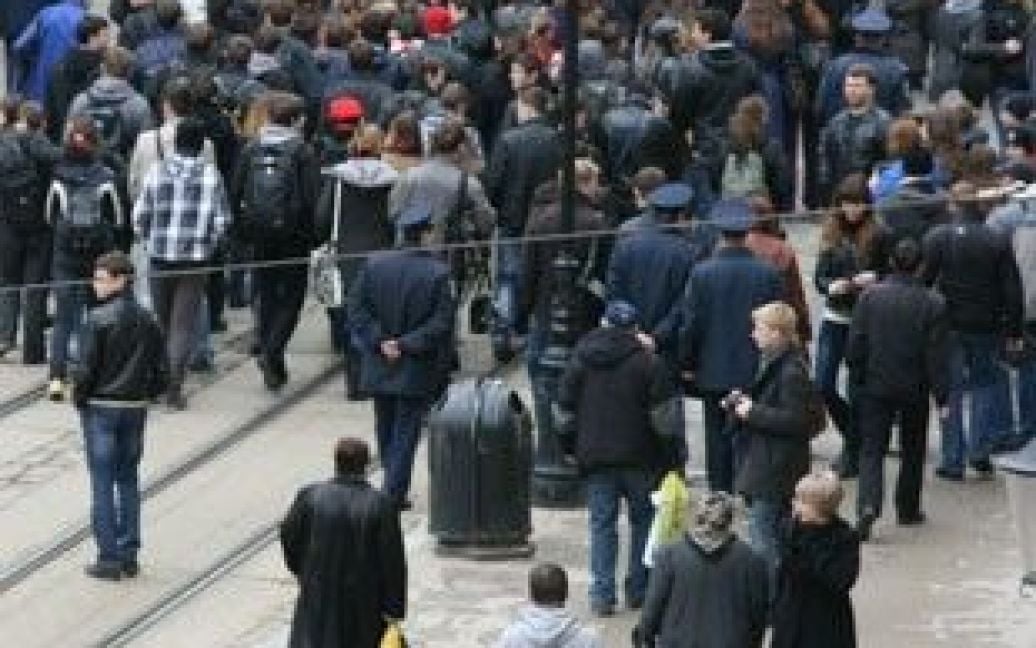 Близько двох тисяч студентів у Львові провели акцію протесту "Проти деградації освіти" / © ZAXID.NET