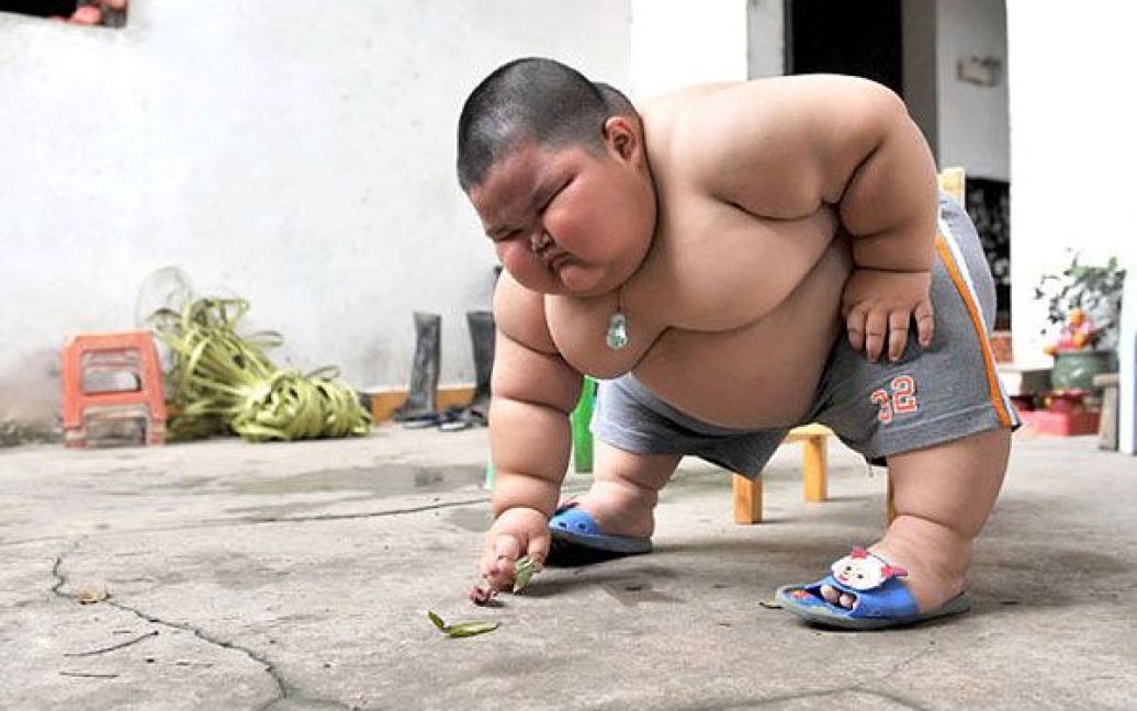 Лу Хао не народився дитиною-гігантом, його вага у перші місяці була нижчою від норми / © 