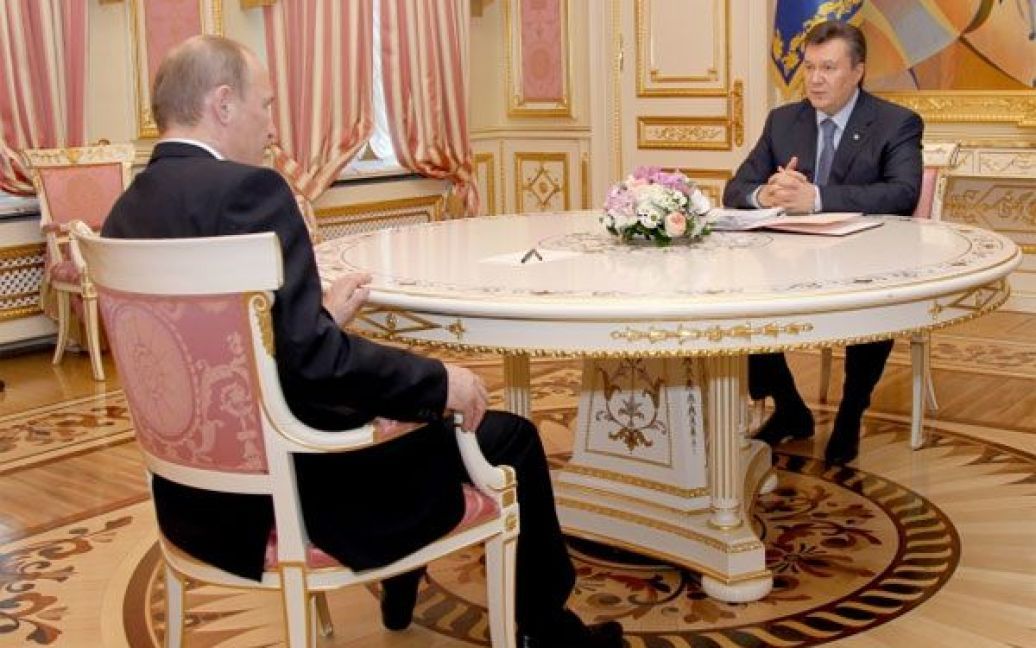 Прем&#039;єр-міністр Росії Володимир Путін зустрівся з президентом Віктором Януковичем. / © President.gov.ua