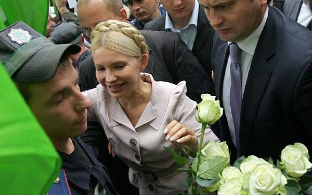 Печерський районний суд продовжив розгляд кримінальної справи, порушеної проти колишнього прем&#039;єр-міністра Юлії Тимошенко. / © УНІАН