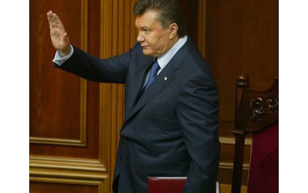 Президент України Віктор Янукович вперше виступив з традиційним щорічним президентським зверненням у ВР. / © УНІАН
