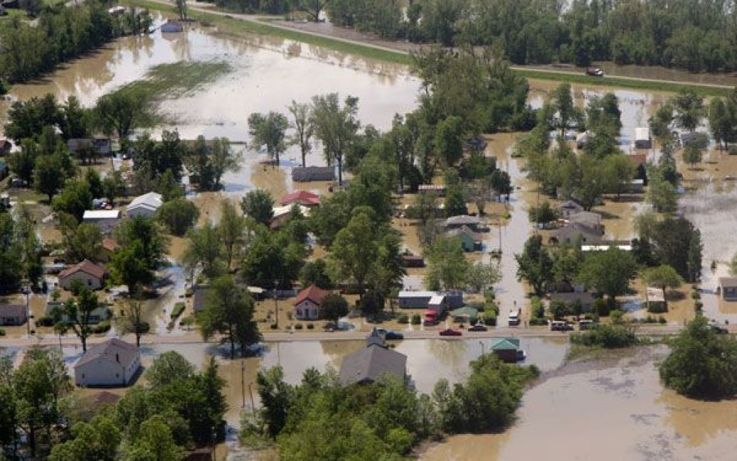 Річка Міссісіпі у США вийшла з берегів, тисячі людей були евакуйовані. / © bigpicture.ru