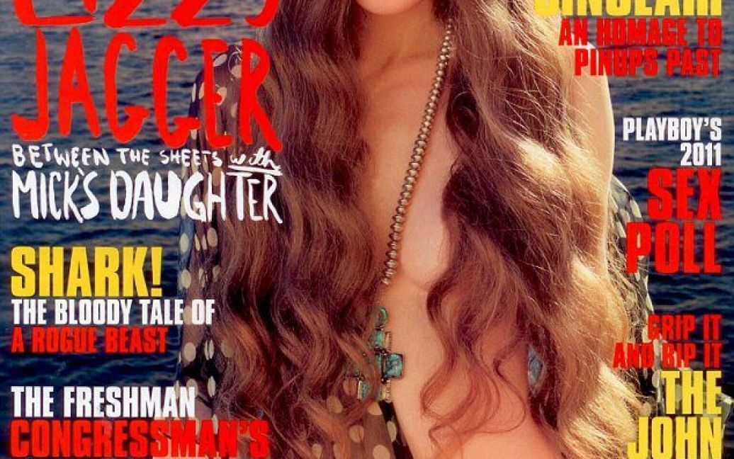 Ліззі Джаггера оголилась для Playboy / © Playboy
