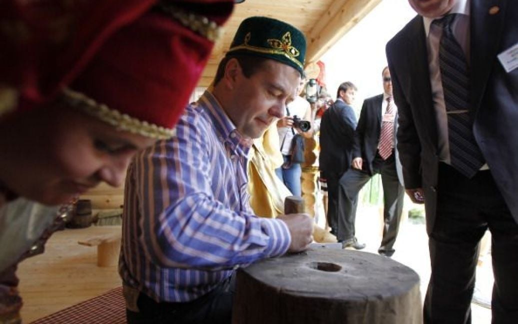 Президент РФ Дмитро Мєдвєдєв відвідав Татарстан / © AFP