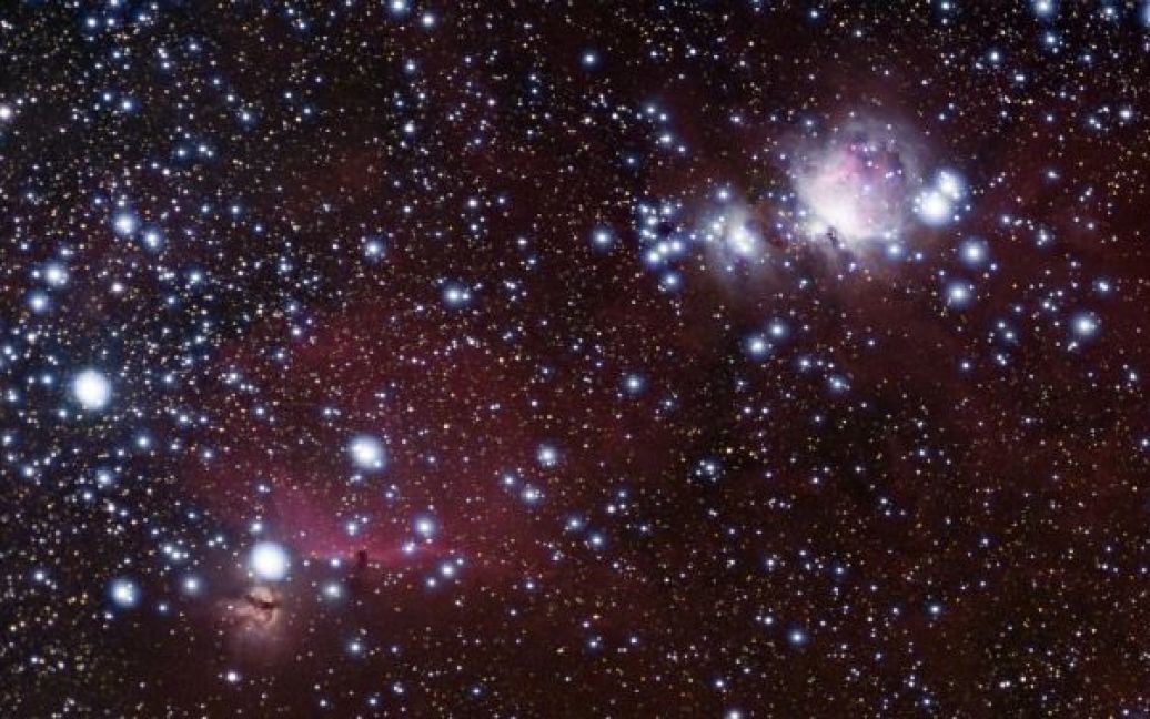 В результаті, Райсінгер отримав зображення роздільною здатністю в 5000 мегапікселів, на якому показані всі планети і зірки у своїх справжніх природних кольорах. / © skysurvey.org
