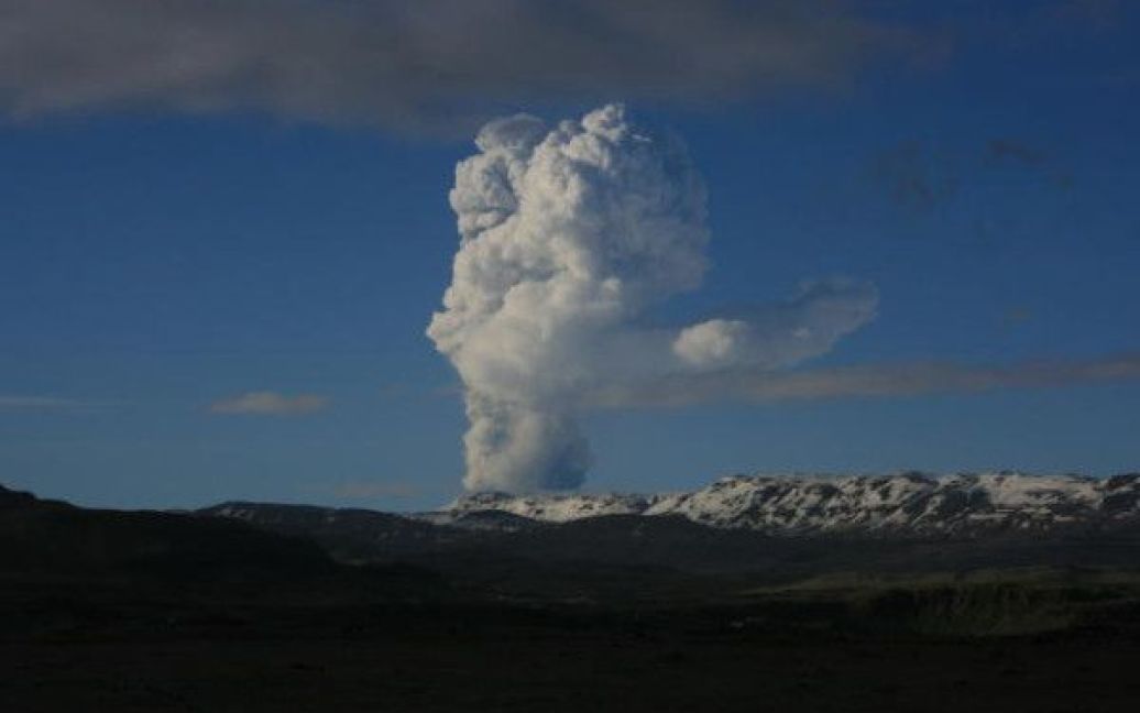 Попіл ісландського вулкану Грімсвотн на наступному тижні може дістатися до низки європейських країн / © 