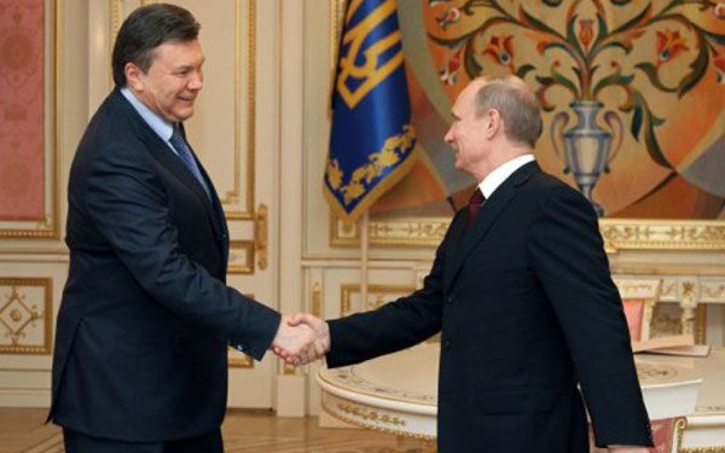 Прем&#039;єр-міністр Росії Володимир Путін зустрівся з президентом Віктором Януковичем. / © УНІАН