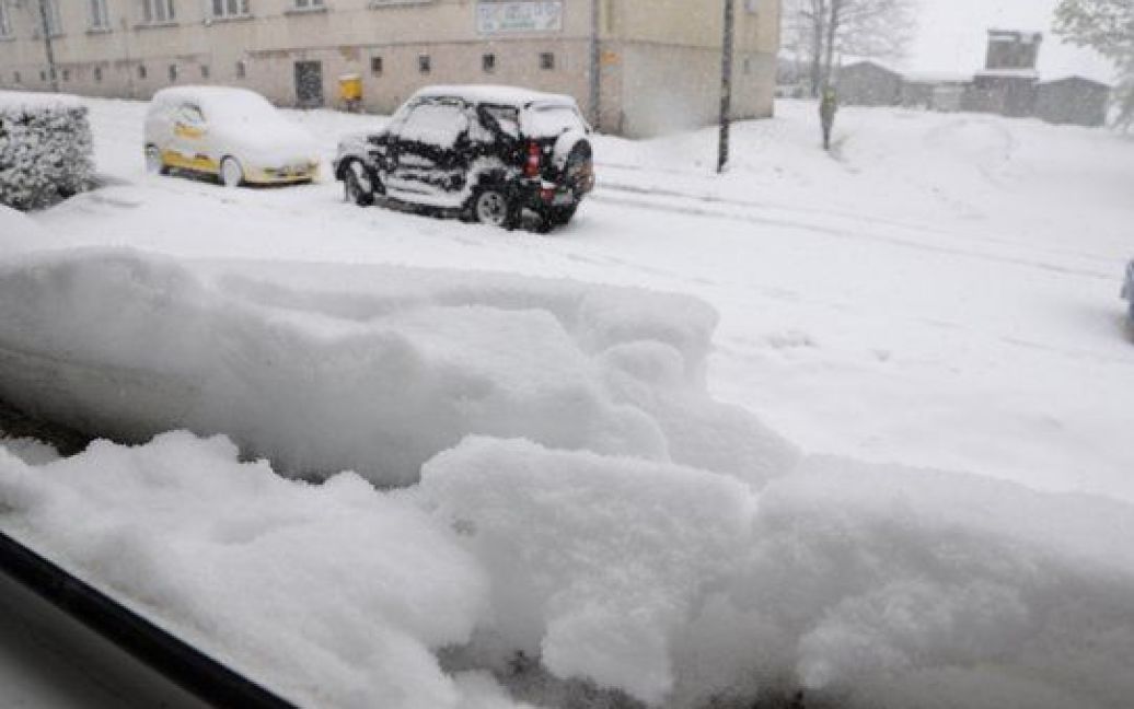 В розпал весни хуртовина замела Польщу снігом, вчинивши у країні транспортний колапс. / © oleshift.ning.com