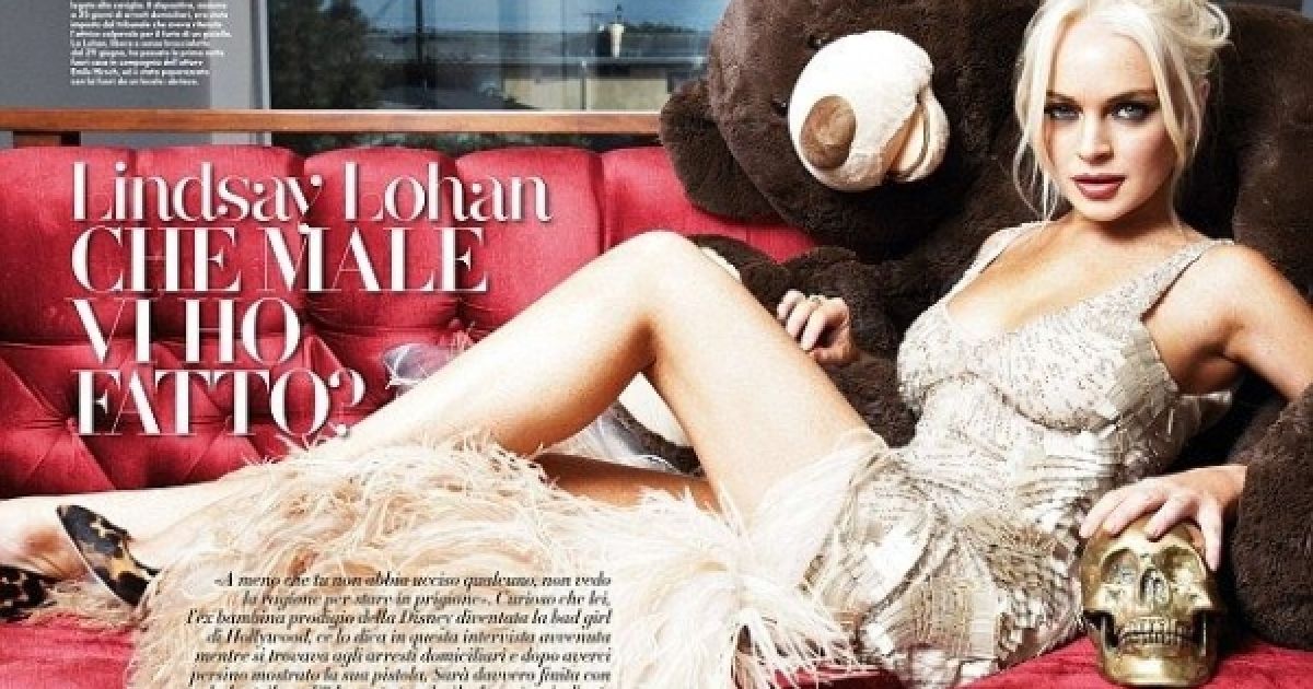 Ліндсей Лохан знялась для італійського журналу Vanity Fair