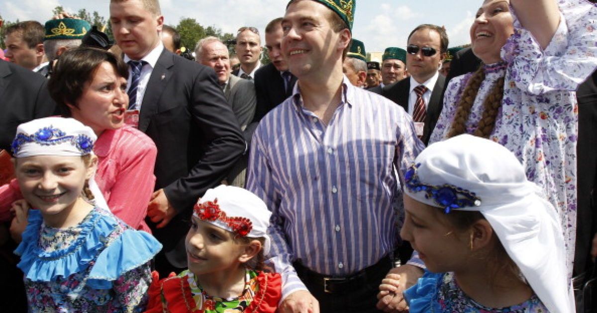 Президент РФ Дмитро Мєдвєдєв відвідав Татарстан / © AFP