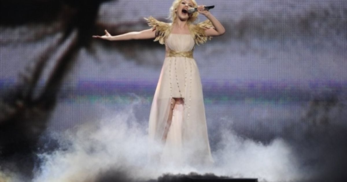 Міка Ньютон з піснею "Angel" зайняла на конкурсі "Євробачення-2011" четверте місце. / © AFP