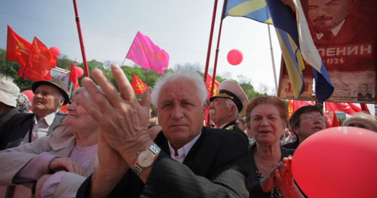 Марш комуністів на 1 травня / © Українська правда