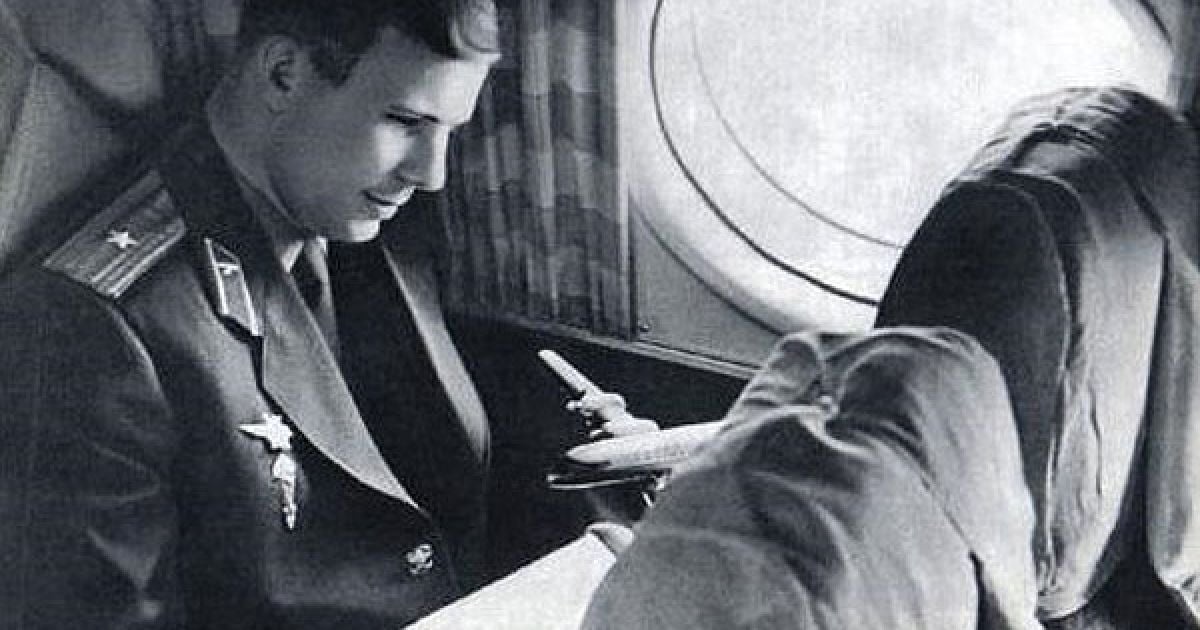 50 років тому, 12 квітня 1961 року, космічна ера людства почалась з польоту в космос першого землянина &mdash; Юрія Гагаріна. / © roscosmos.ru