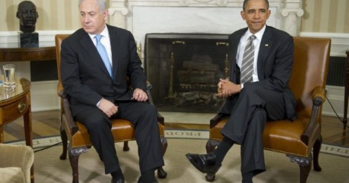 США, Вашингтон. Президент США Барак Обама провів зустріч з прем&#039;єр-міністром Ізраїлю Біньяміном Нетаньяху в Овальному кабінеті Білого дому у Вашингтоні. Обама оголосив що настав час укладати мирну угоду в арабо-ізраїльському конфлікті. / © AFP