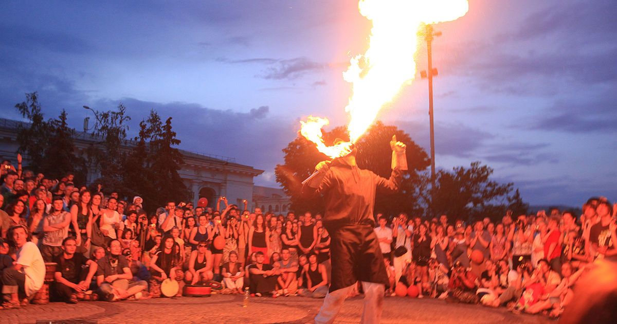 В Києві почався ювілейний 5-ий фестиваль вогню Kiev FIRE Fest 2011