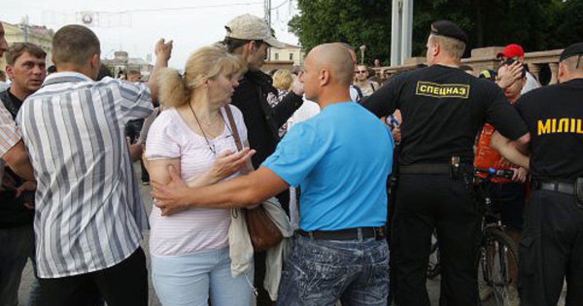 В Мінську та інших містах Білорусі міліція розігнала несанкціоновані протести проти президента Лукашенка. / © УНІАН
