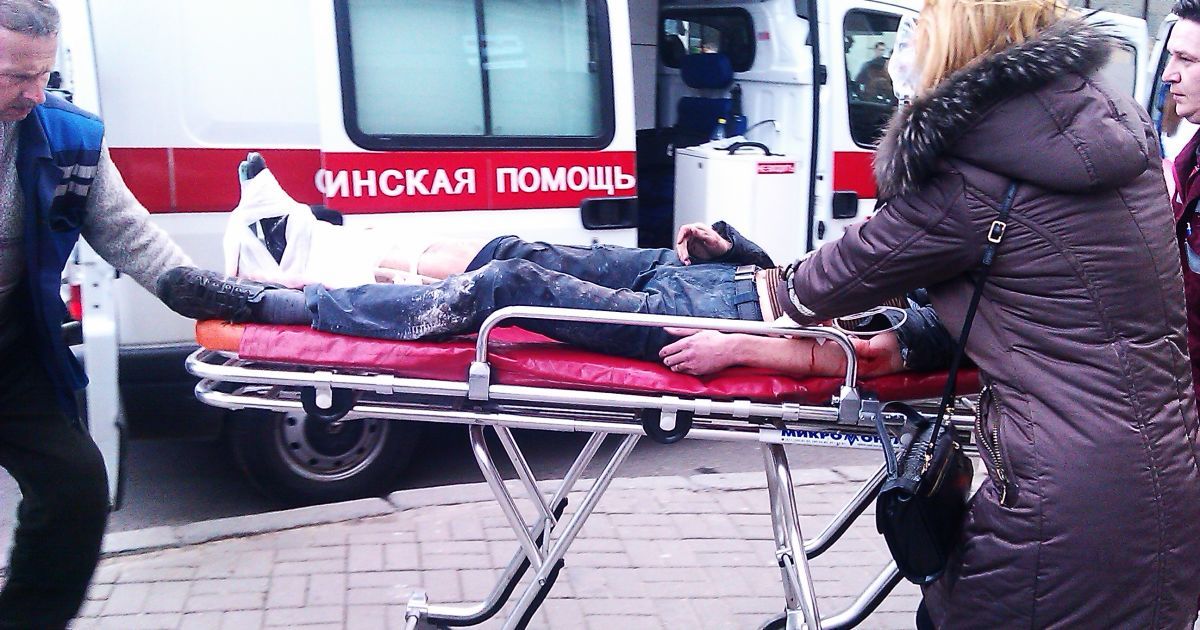 Потужний вибух зруйнував станцію мінського метро "Жовтнева". / © Радіо Свобода