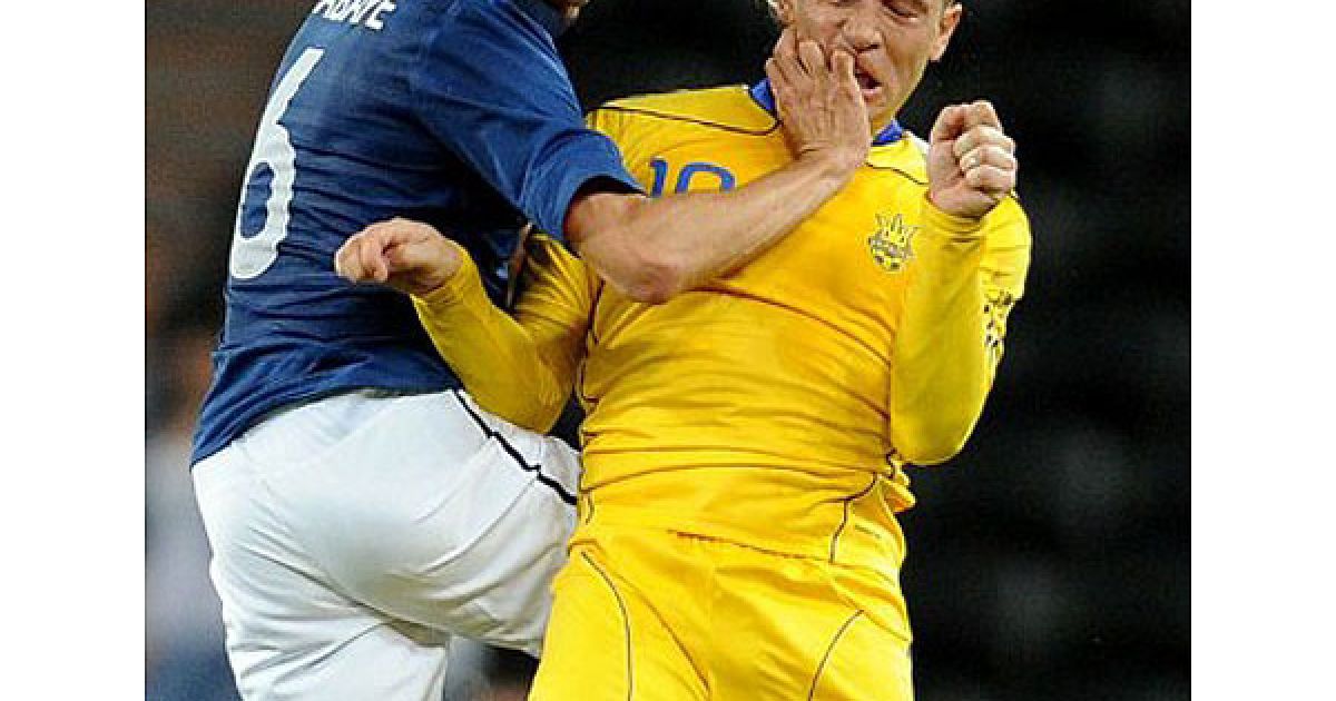 В Донецьку збірна України програла команді Франції з розгромним рахунком 1:4. / © AFP