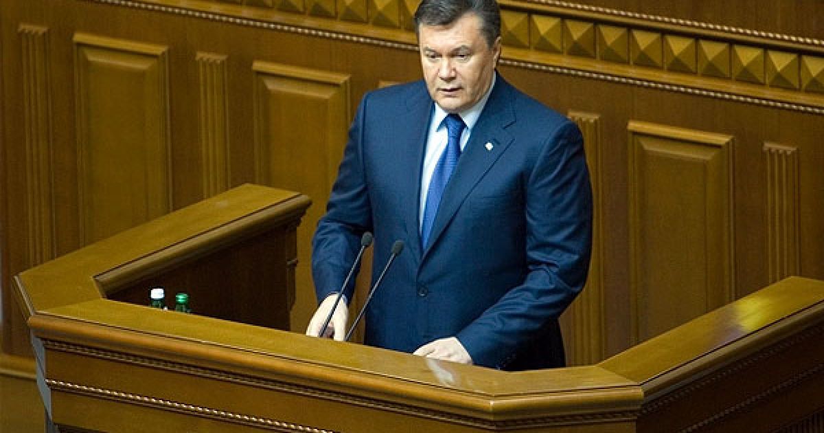 Низьку ефективність влади Янукович пояснив тим, що "влада і суспільство не були готові до запропонованих змін". / © President.gov.ua