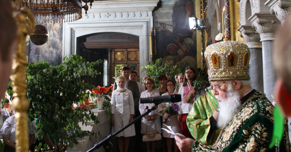 Лідер партії "Батьківщина" Юлія Тимошенко відвідала Богослужіння у Володимирському Соборі / © tymoshenko.ua