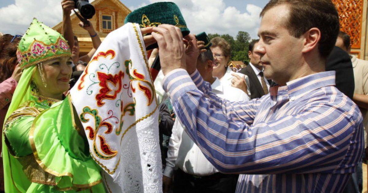 Президент РФ Дмитро Мєдвєдєв відвідав Татарстан / © AFP